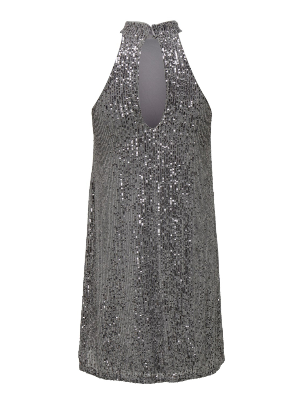 Only Ana highneck paljettkjole - Image 2