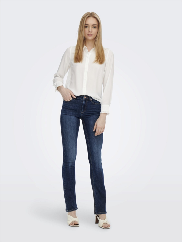 Only Blush midwaist flared jeans - Image 2