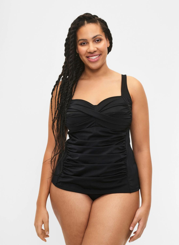 Swim by Zizzi aBasic tankini - Image 4