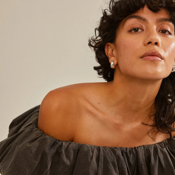 Pilgrim Orit sølvbelagte øreringer - Image 4