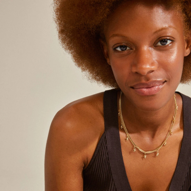 Pilgrim Riko gullbelagt 2-i-1 halskjede - Image 3