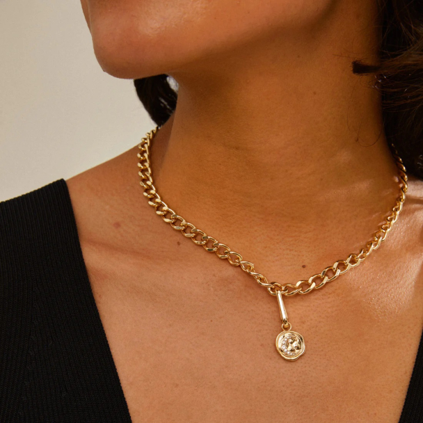 Pilgrim Charm gullbelagt måneanheng - Image 2