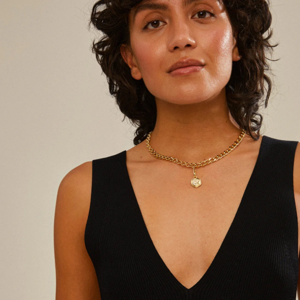 Pilgrim Charm gullbelagt måneanheng - Image 3