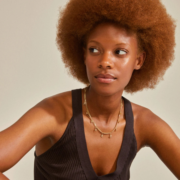 Pilgrim Riko gullbelagt 2-i-1 halskjede - Image 4