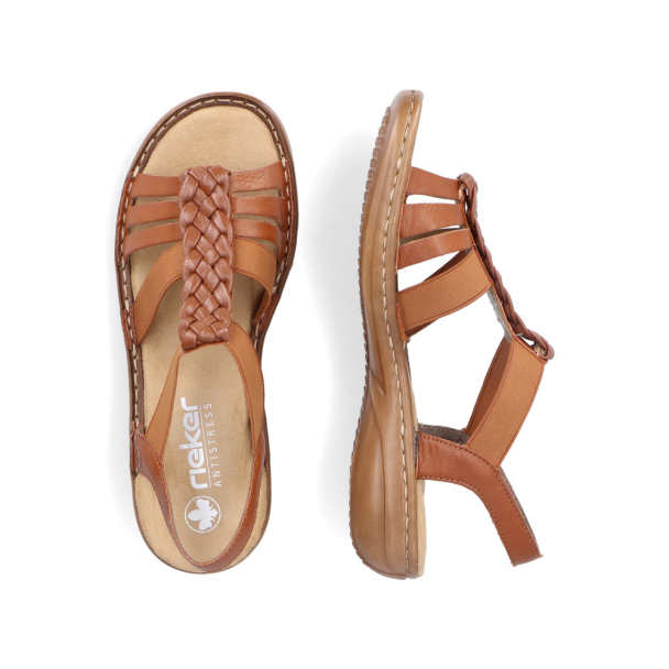 Rieker sandal med flettedetaljer - Image 10