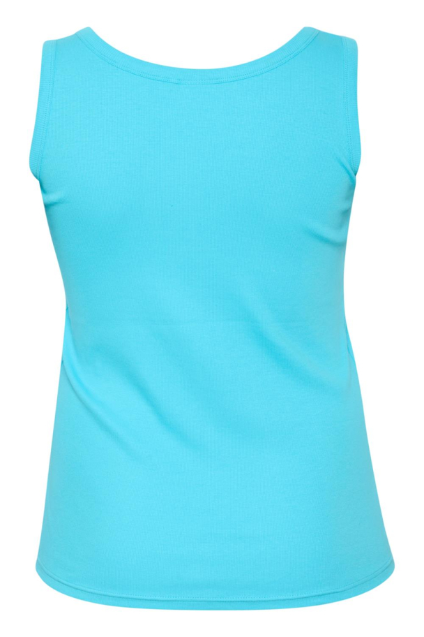 Kaffe Curve Carina tank top i ribbestrikk - Image 3