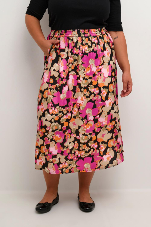 Kaffe Curve Natalia midiskjørt - Image 3