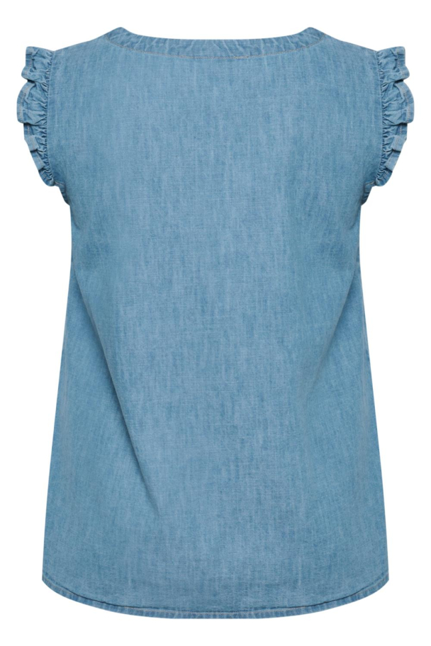 Kaffe Curve Louisa denimtopp - Image 4