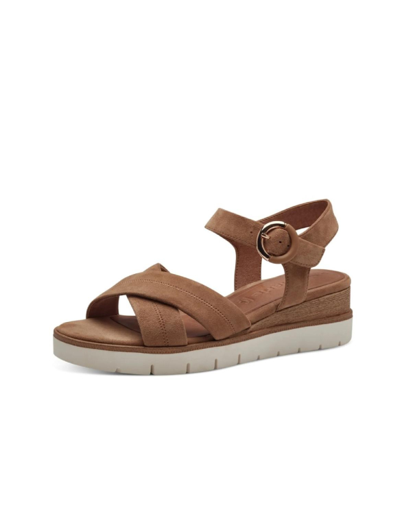 Tamaris sandal i skinn - Image 3