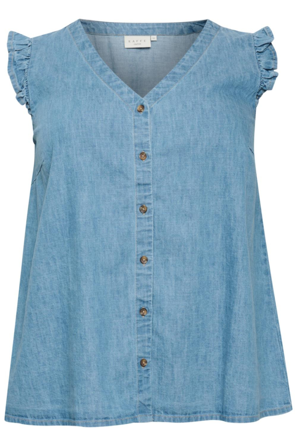 Kaffe Curve Louisa denimtopp - Image 6