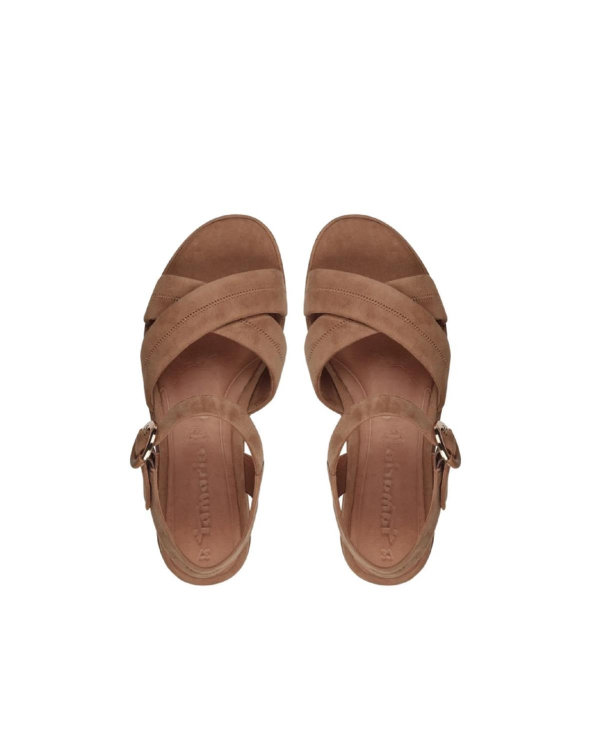 Tamaris sandal i skinn - Image 4