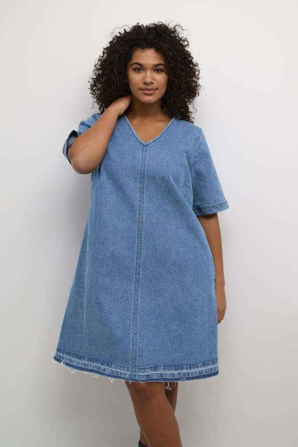 Kaffe Curve Nicole denimkjole - Image 3