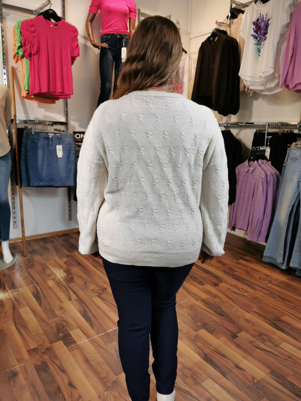 carJun genser med lurex - Image 3