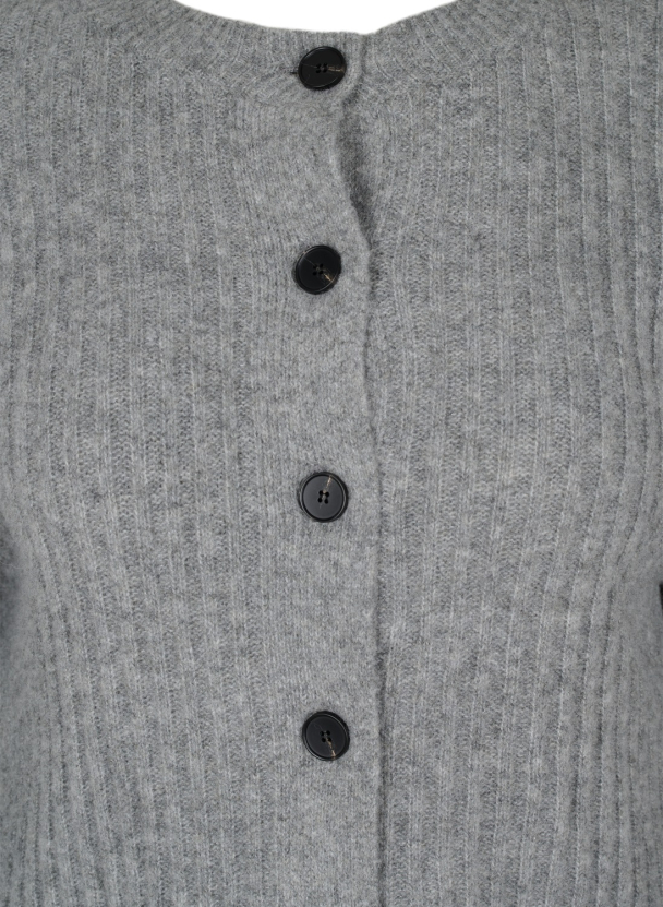Zizzi caComfy ribbestrikket cardigan - Image 6