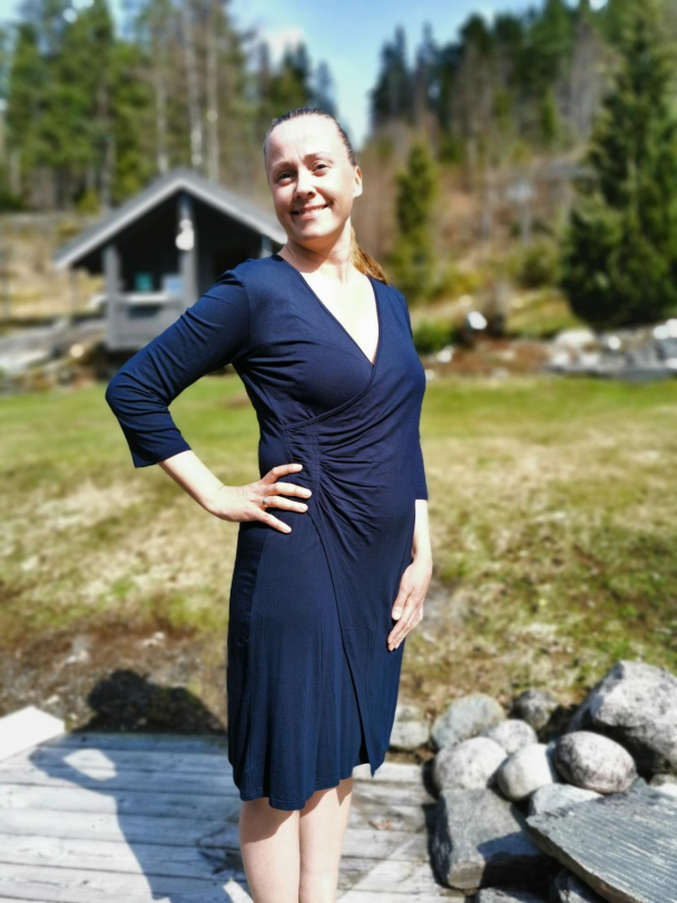 Marc Lauge Wrap kjole - Image 4