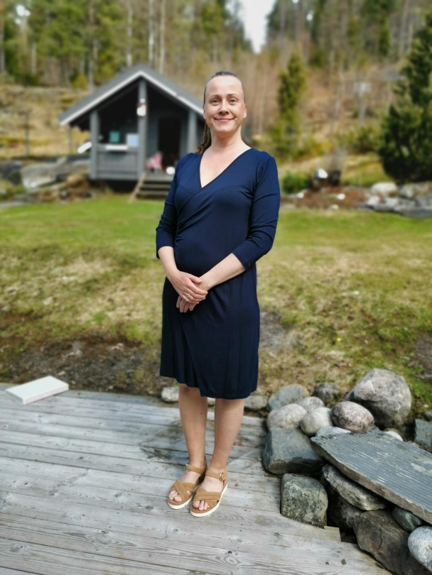 Marc Lauge Wrap kjole - Image 5