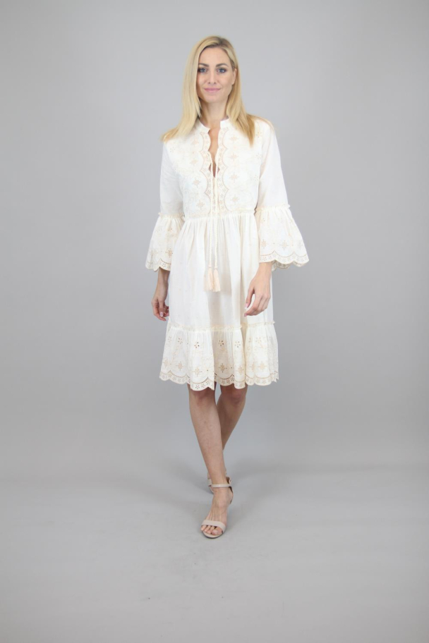 Marc Lauge Boho Doll kjole med broderier - Image 2