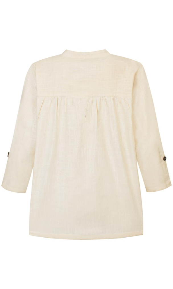 Ze-Ze Gisel topp i lin og bomull - Image 2