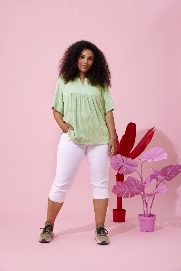 Zhenzi Tegan kortermet bluse - Image 3