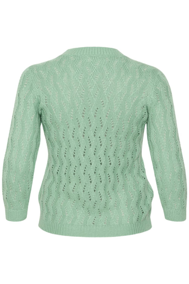 Kaffe Curve Lana strikket genser med 3/4 arm - Image 6