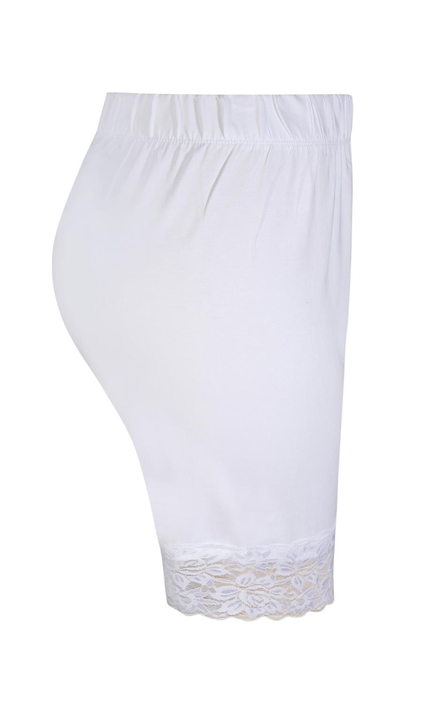 Zhenzi Kant sykkelshorts med blondekant - Image 2