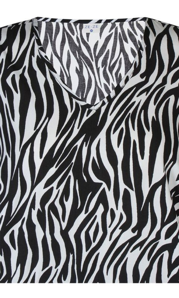 Ze-Ze Rita bluse med 3/4-dels arm - Image 2