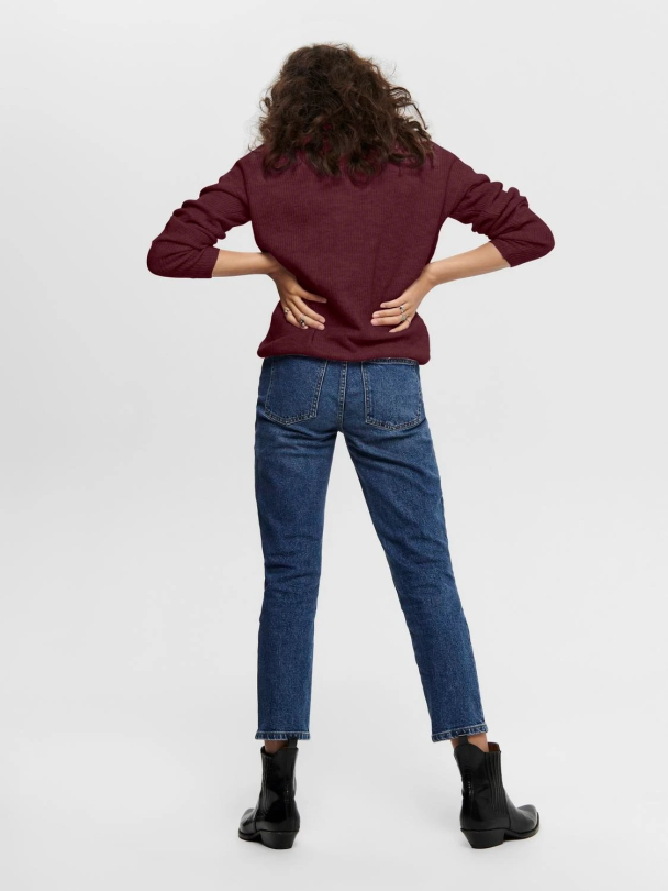 Only Camilla v-hals strikkegenser noos - Image 2