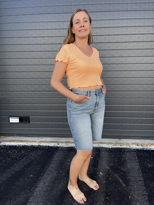 onlCaro highwaist denimshorts - Image 3