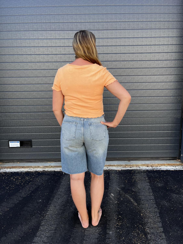 onlCaro highwaist denimshorts - Image 4