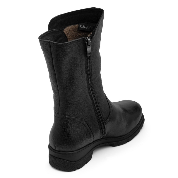 Caprice lav støvlett i skinn - Image 4