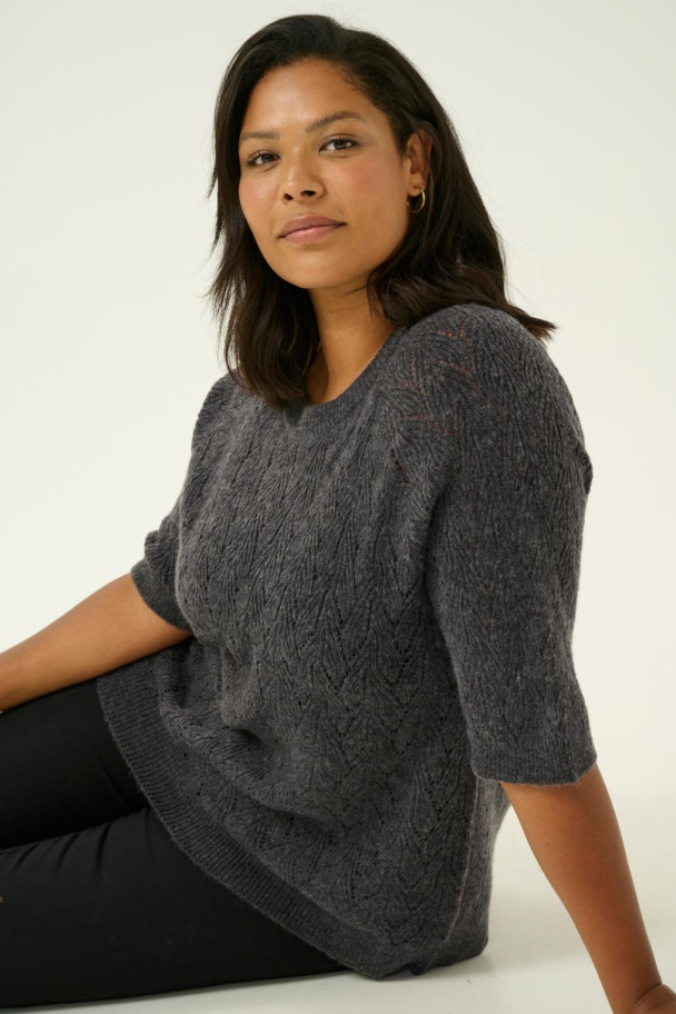 Kaffe Curve Tianya lang strikket genser - Image 4