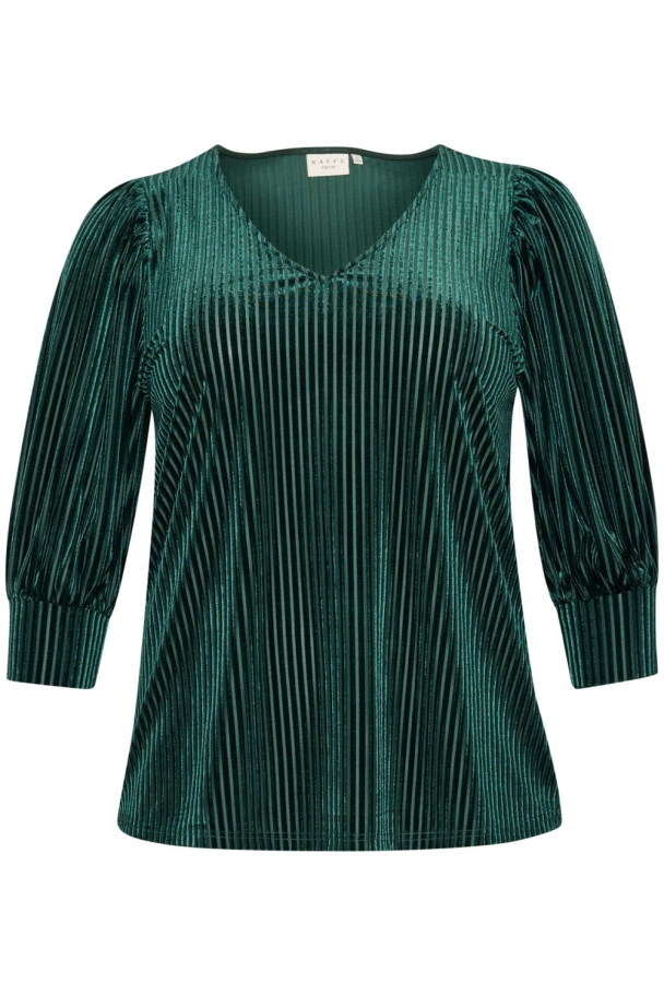 Kaffe Curve Cacanna bluse i fløyel - Image 5