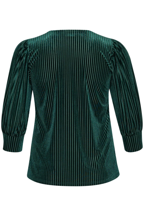 Kaffe Curve Cacanna bluse i fløyel - Image 6