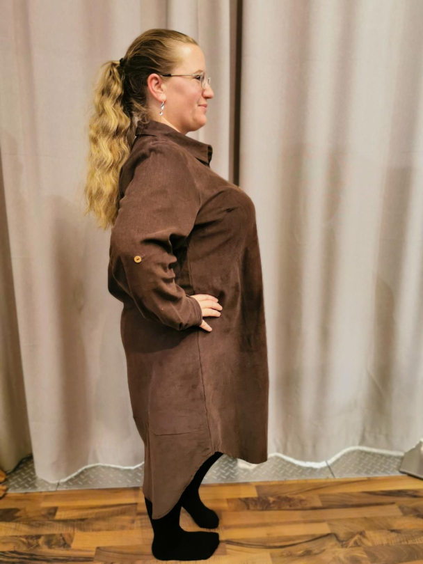 Marc Lauge Lea babycord skjortekjole - Image 2