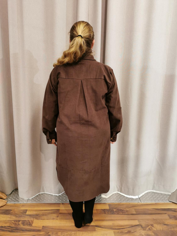 Marc Lauge Lea babycord skjortekjole - Image 3