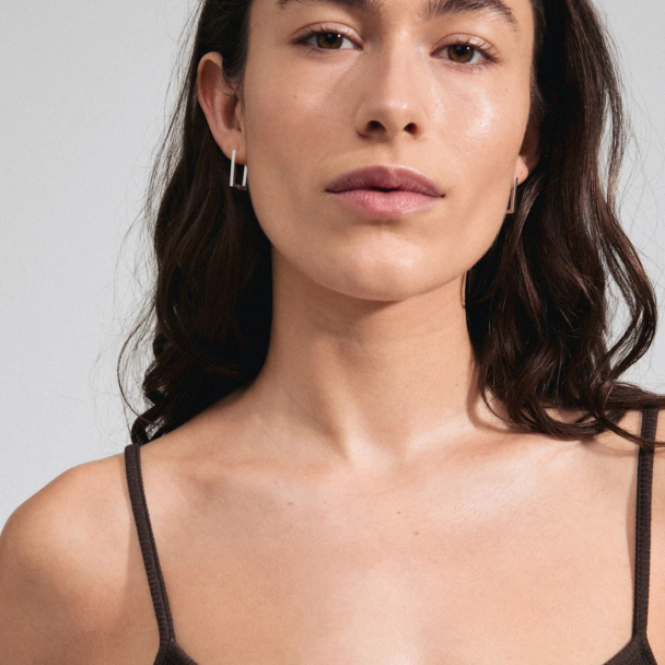 Pilgrim Feel sølvbelagte øredobber - Image 4