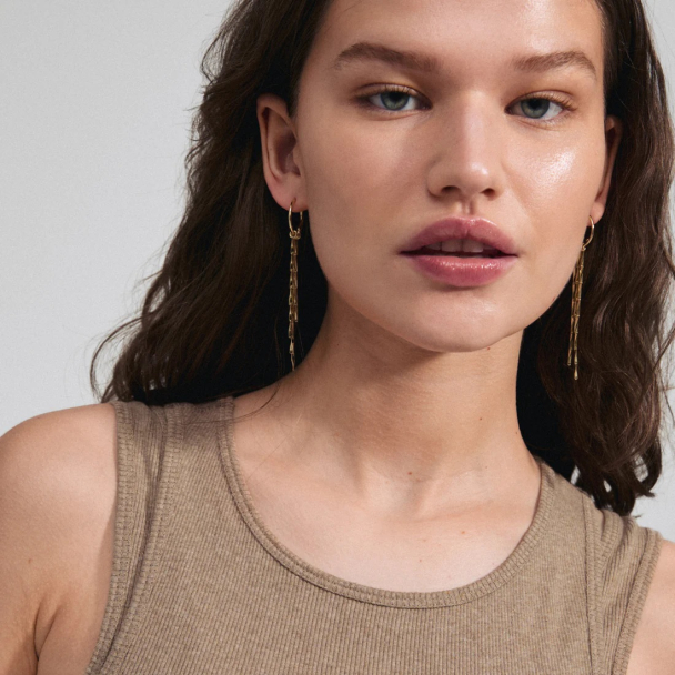 Pilgrim Connect gullbelagte øredobber - Image 4