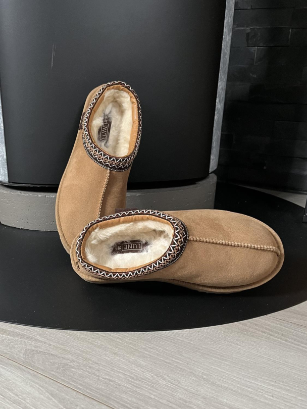 Lune lammeskinns slip-ins tøfler - Image 3