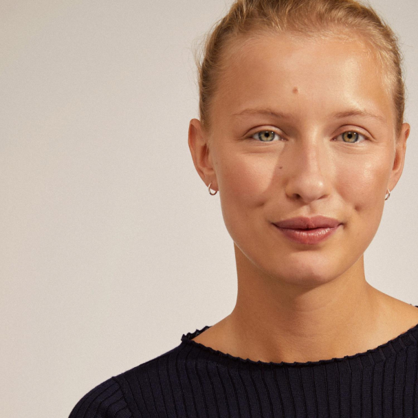 Pilgrim Eanna sølvbelagte små hoops - Image 2