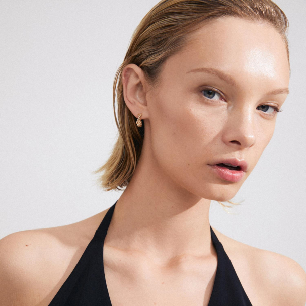 Pilgrim Trust gullbelagte øreringer - Image 2