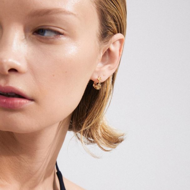 Pilgrim Trust gullbelagte øreringer - Image 3