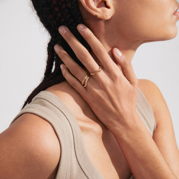 Pilgrim True gullbelagt 3-i-1 ringer - Image 2