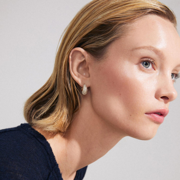 Pilgrim Focus gullbelagte krystall øreringer - Image 3