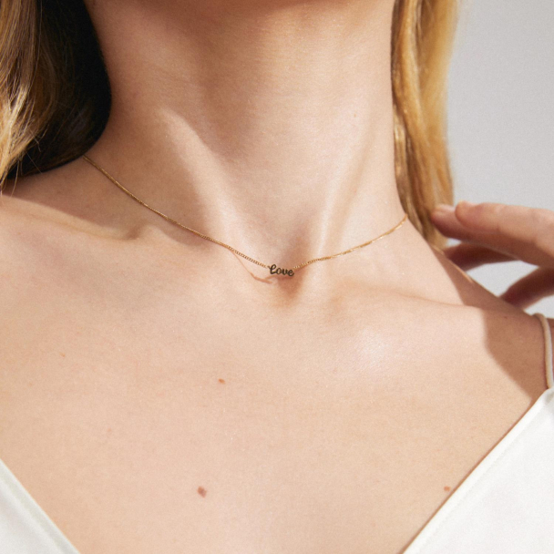 Pilgrim Love gullbelagt halskjede - Image 3