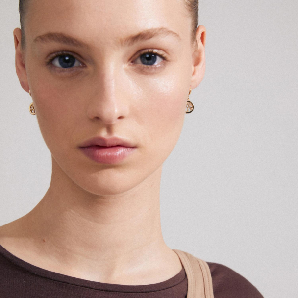 Pilgrim Alia gullbelagte øreringer - Image 2