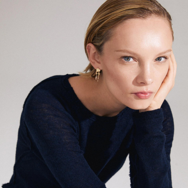 Pilgrim Zhuri gullbelagte øreringer - Image 2