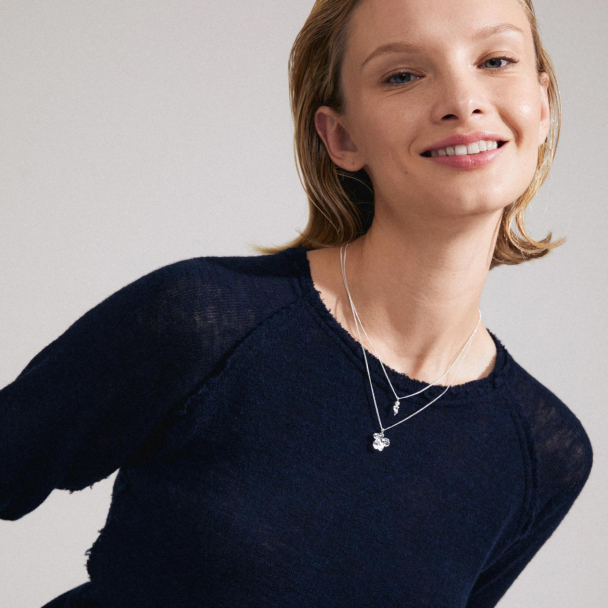 Pilgrim Zhuri 2-i-1 sølvbelagt halskjede sett - Image 4