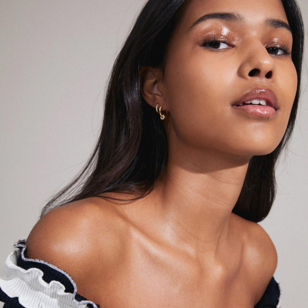 Pilgrim Scottie 2-i-1 gullbelagte øreringer - Image 2