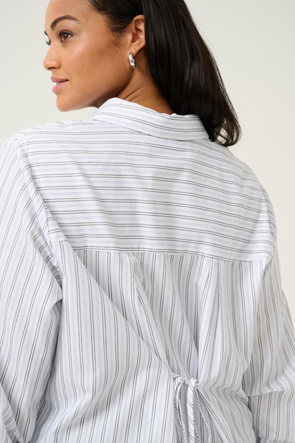 Kaffe Curve Selina stripete skjorte - Image 9