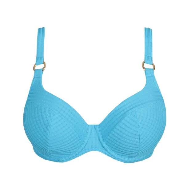 Kochi, padded hart shape bikini top, sea breeze - Image 7